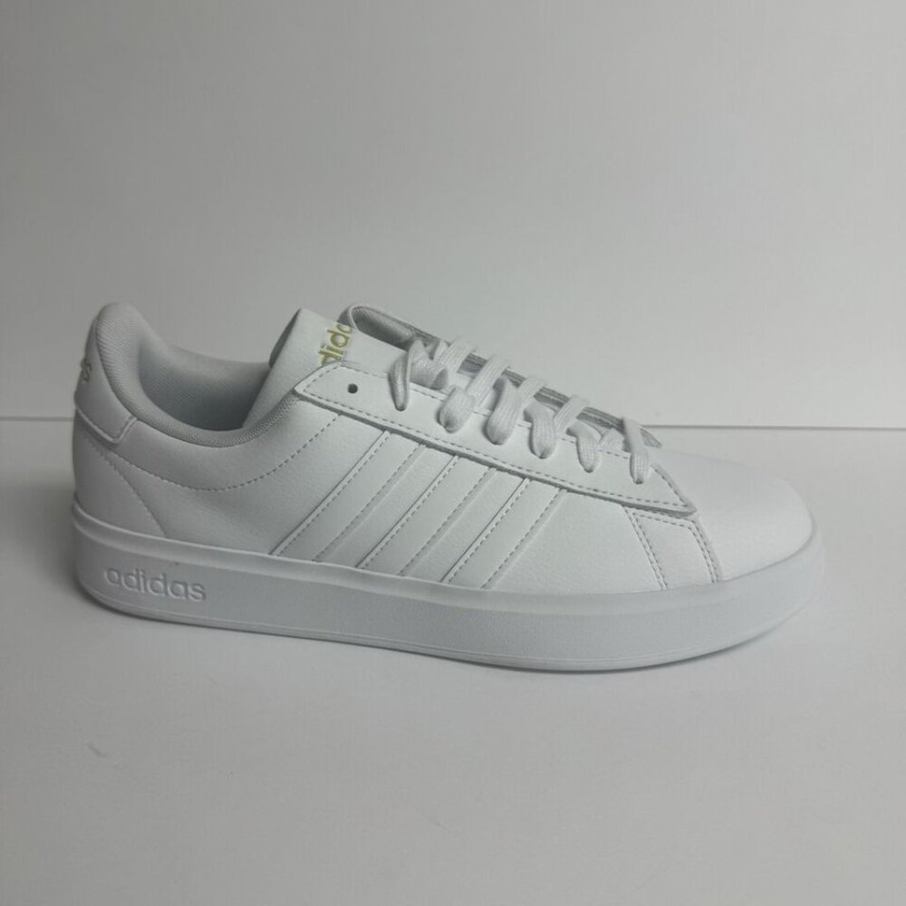 adidas White Low-Top Athletic Sneakers